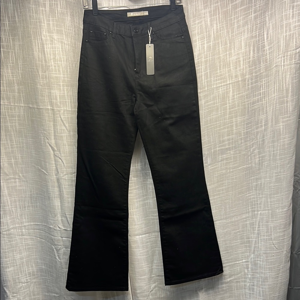 Tractr Black Flare Wide Leg Jeans High-Rise